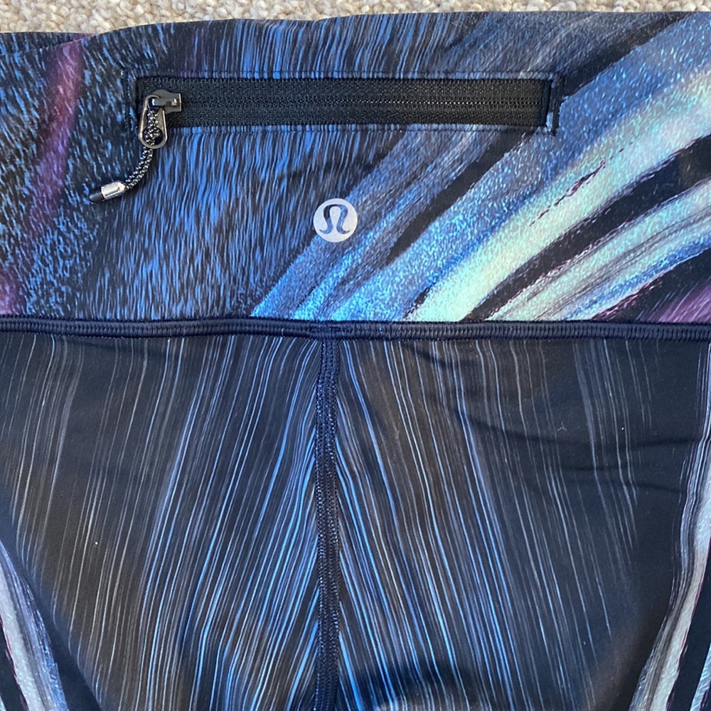 Lululemon Running Tight In Multi Color Size 8 - image 3